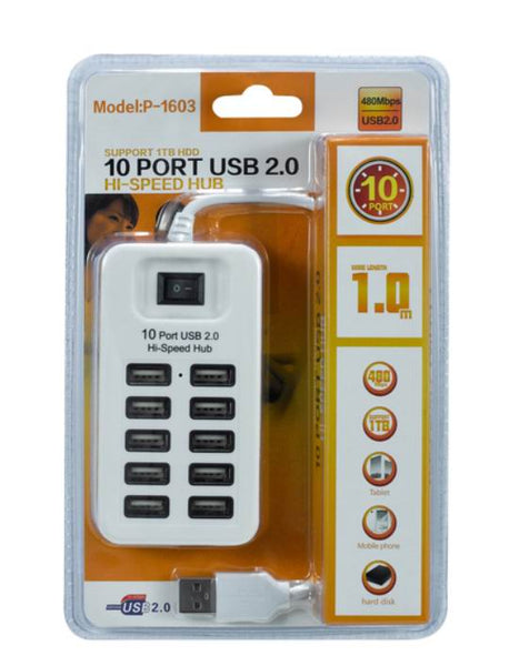 HUB USB2-10P P1603