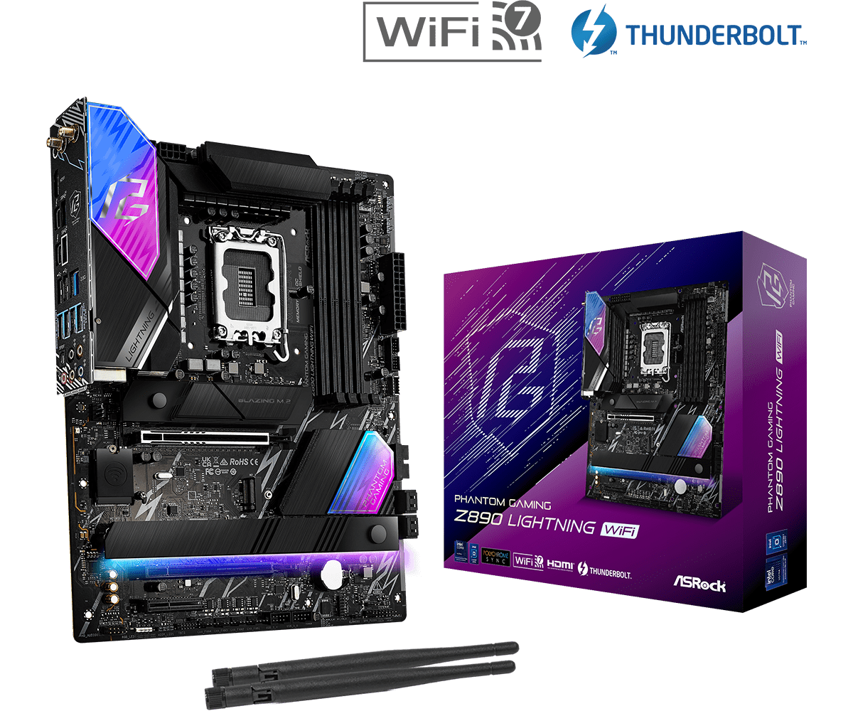 ASROCK PHANTOM GAMING Z890 Lightning Wifi