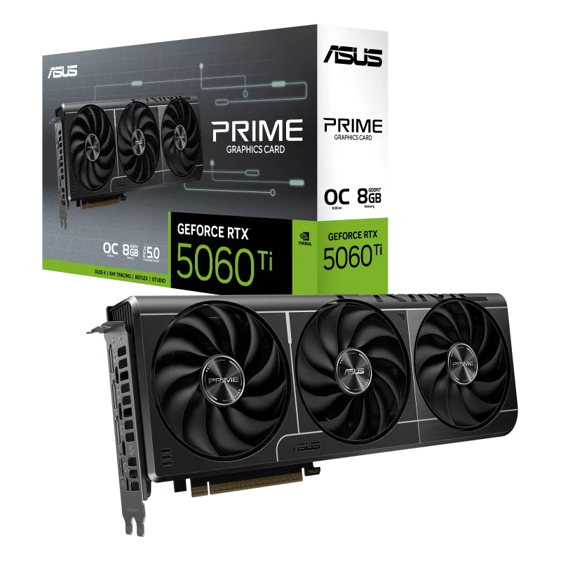 ASUS PRIME GEFORCE RTX™ 5060 Ti OC 8GB GDDR7