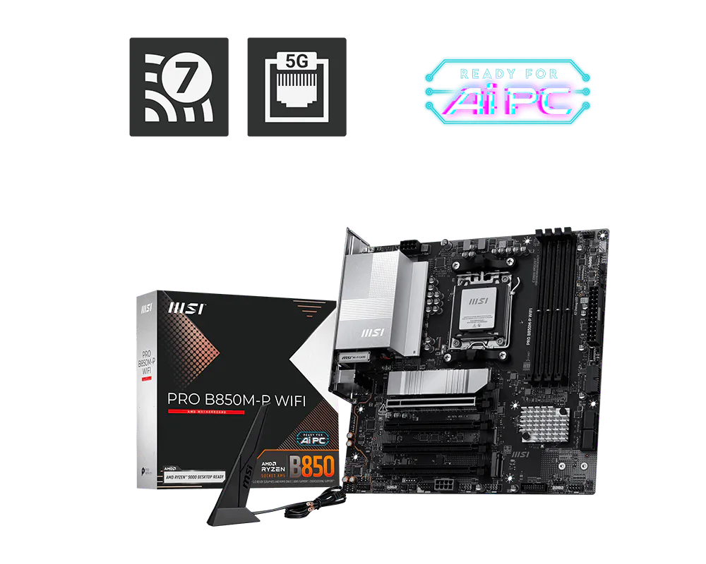 MSI PRO B850M-P WIF