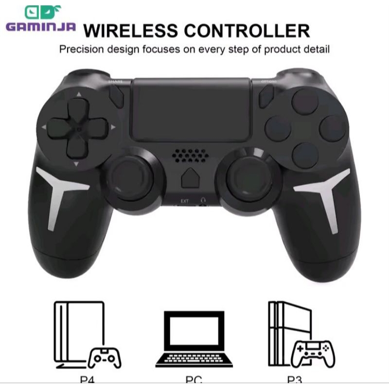 GAMINJA WIRELESS CONTROLLER P412 BLACK