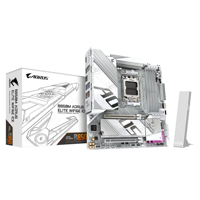 GIGABYTE B850M AORUS ELITE WIFI6E ICE