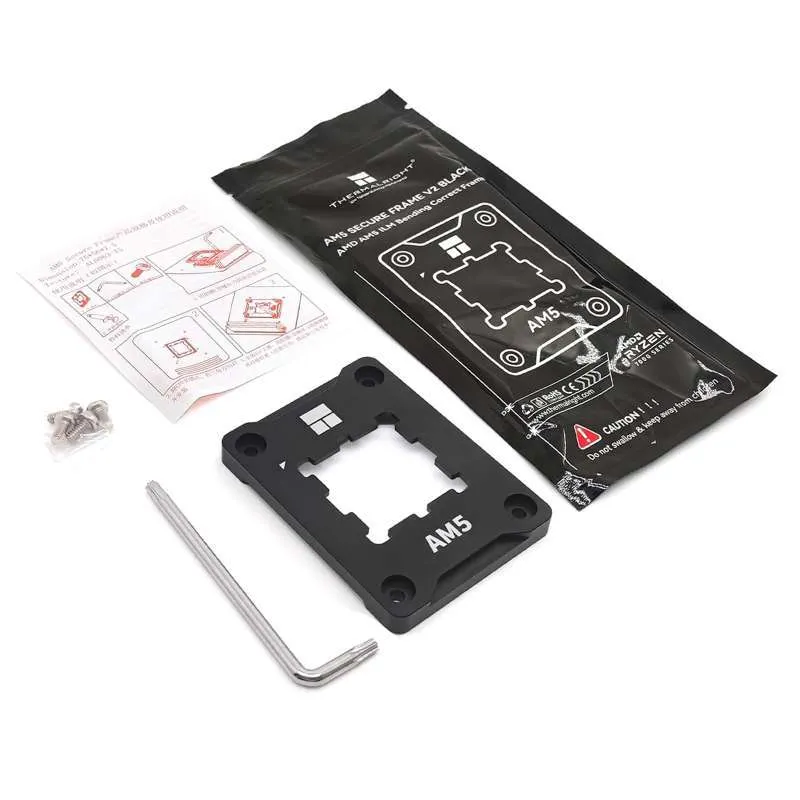 Thermalright AM5 Secure Frame V2 Black - CPU Bending Correct Frame