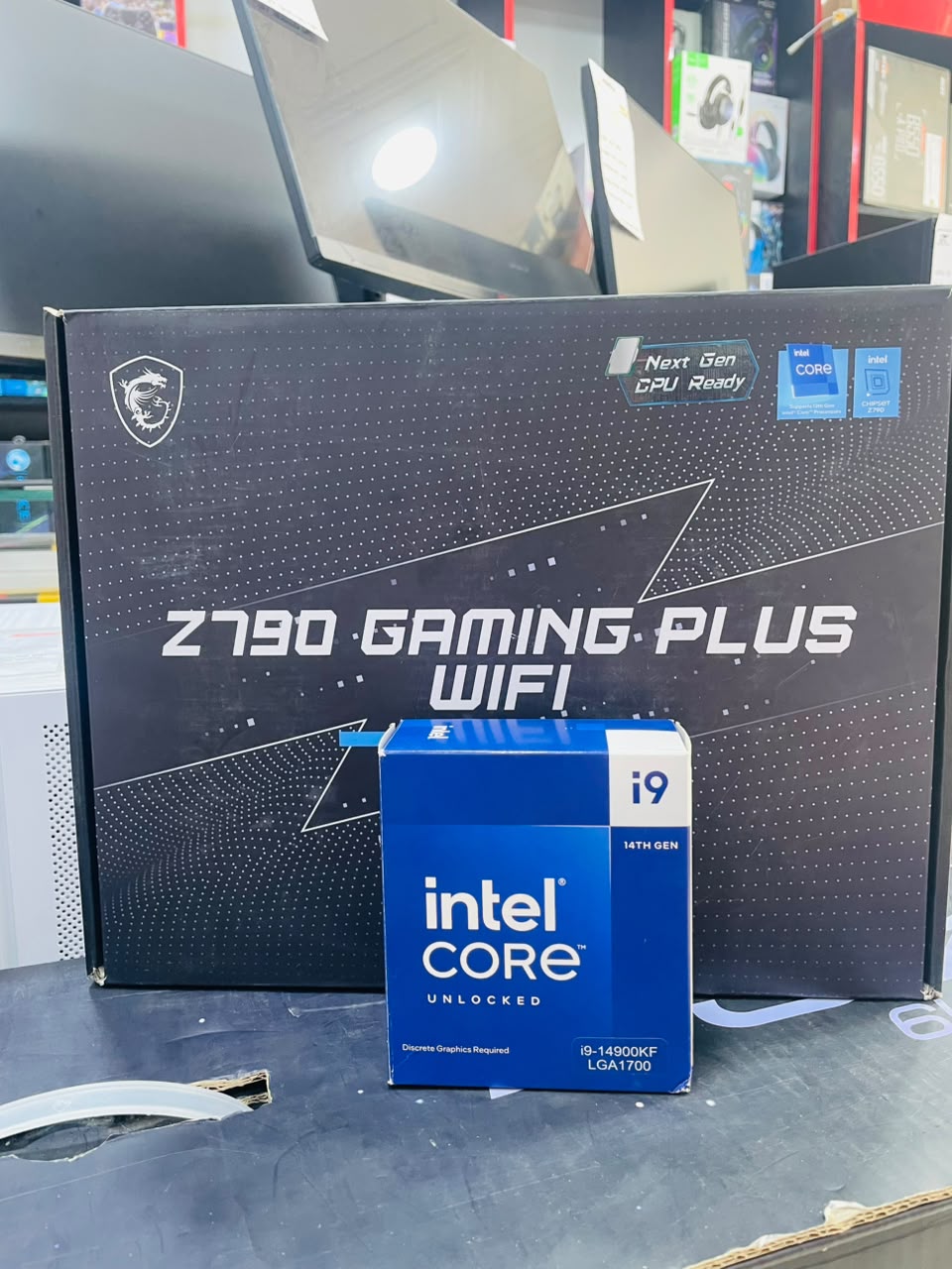 Intel Core i9-14900KF & MSI Z790 GAMING PLUS WIFI Motherboard Bundle
